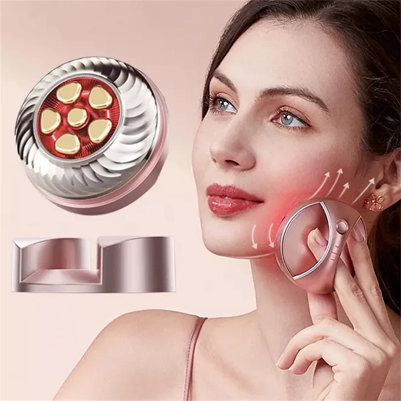 2022 Product Portable Massager LED RF Microcurrent Anti Aging Face Lift  Skin Tightening Machine Beauty Device For Home Use