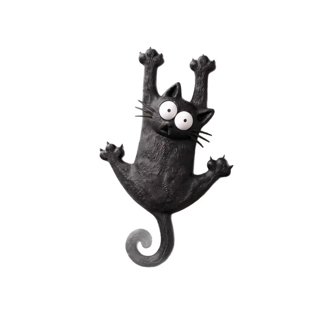 Новый очаровательный магнит на холодильник в виде кота с надписью Hang In There, Fridge Cat, забавный декор для кухни, подарок для любителей кошек, снимающий стресс. (art.: 3920dae673aa7) - 3920dae673aa7