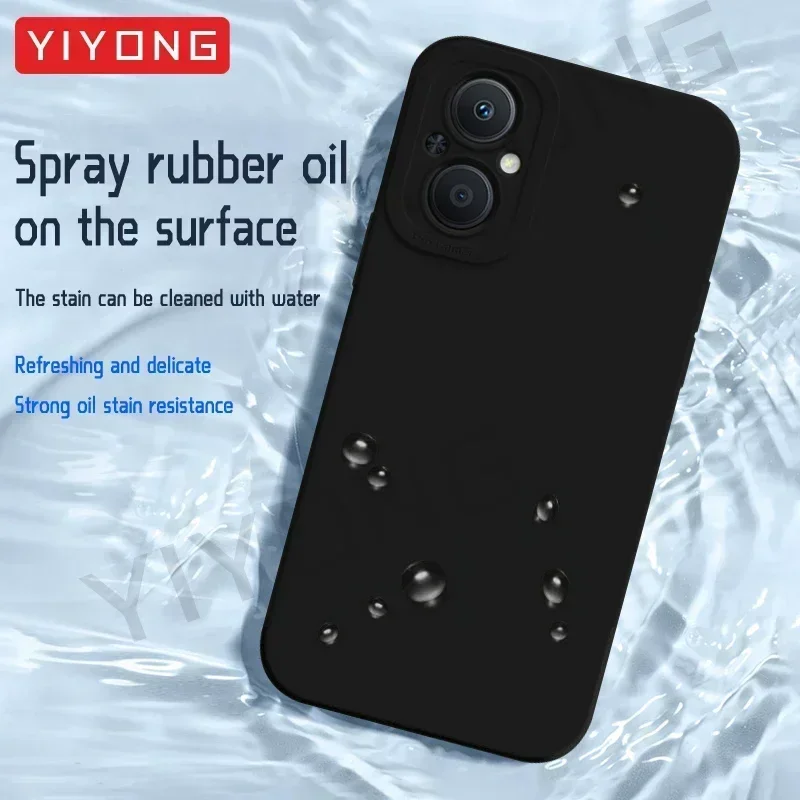 Чехол YIYONG Silky Soft Liquid Silicone Cover для OPPO Reno 8 7 Pro 7Z Reno7Z Reno7 Lite Противоударные чехлы