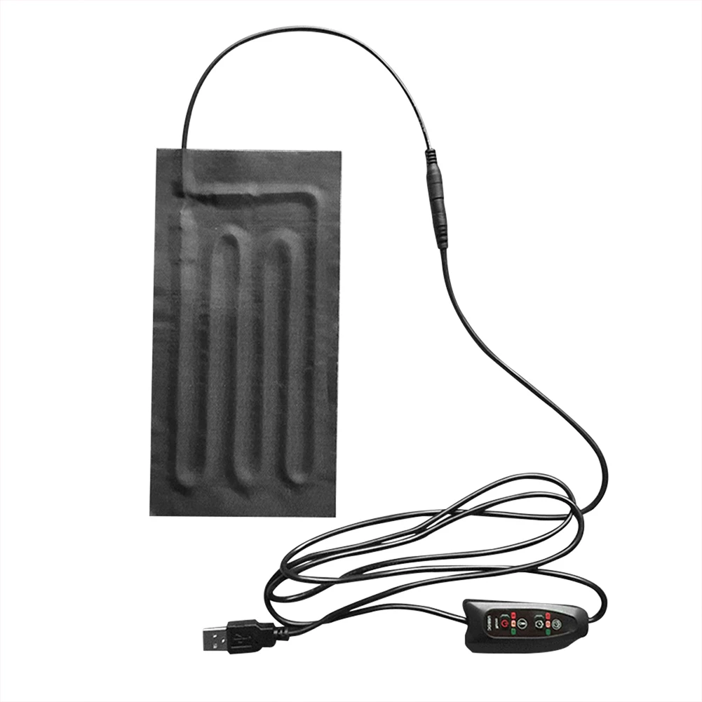 

Электрогрелка для одежды USB Black Carbon Fiber