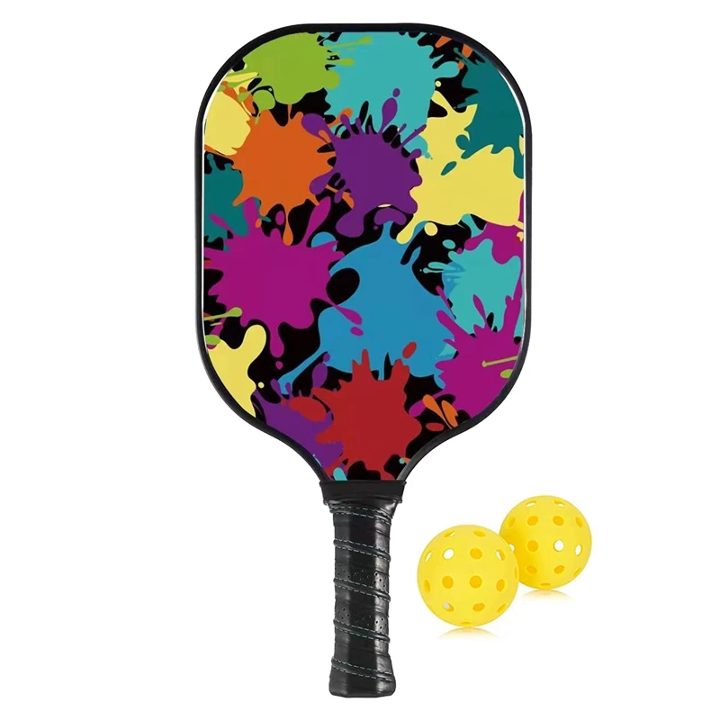 

Топ!-Лопатка Pickleball с стекловолоконной поверхностью, полипропиленовая сотовая сердцевина, цветная лопатка для мариклебола для дома и улицы