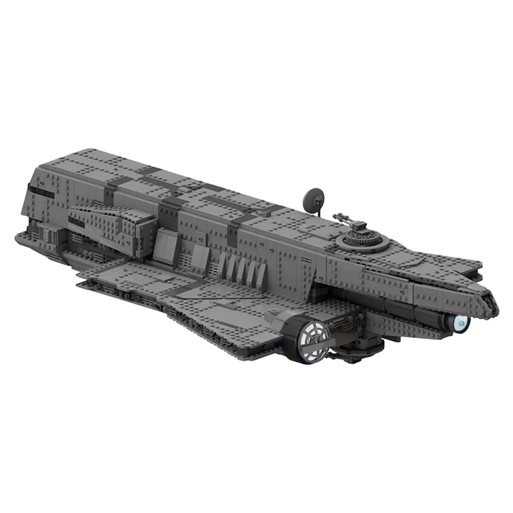 

MOC Space Wars Imperial Gozanti-Class Armored Cruiser Building Blocks Kit Battle Aircraft Ship Brick Model DIY Kid Puzzle Toy