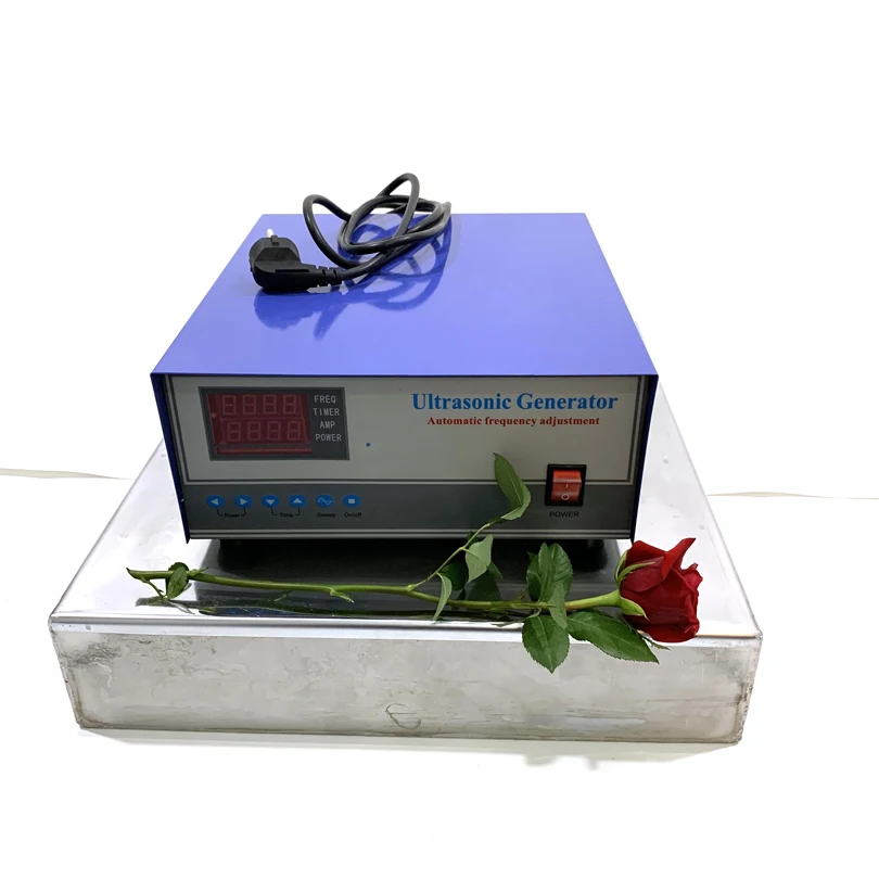 

300 Вт Водонепроницаемая вибрационная пластина 28 кГц, погружной ультразвуковой преобразователь