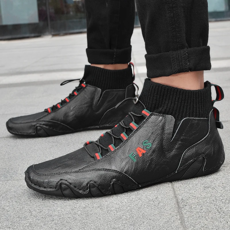 

Tenis Fashion Not Casual Leather Shoes Plus Number Working Shoes Tennis 2022 Sapatos For Men Comfy Luxury Brand Sneakers Tennis
