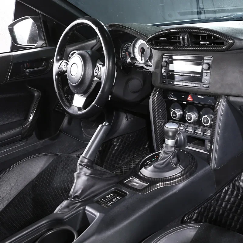 Для Subaru BRZ Toyota 86 GT86 2012-2020 ABS углеродное волокно Автомобильная панель переключателя