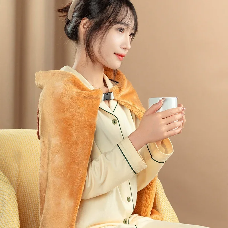 Электрическое одеяло односпальное с подогревом для офиса