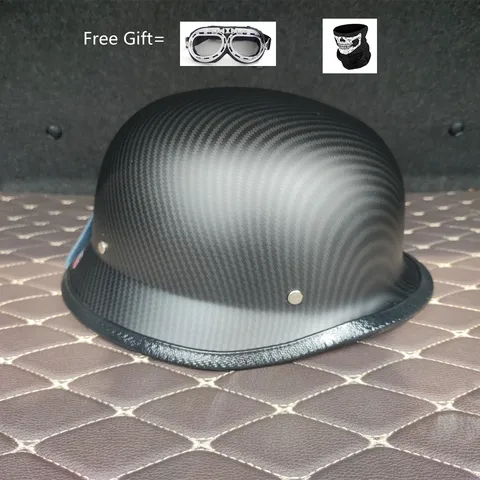 Мотоциклетный шлем на пол лица, винтажный немецкий самокат в стиле ретро, мужское Защитное снаряжение для головы, мотоциклетный шлем, сертификат CE