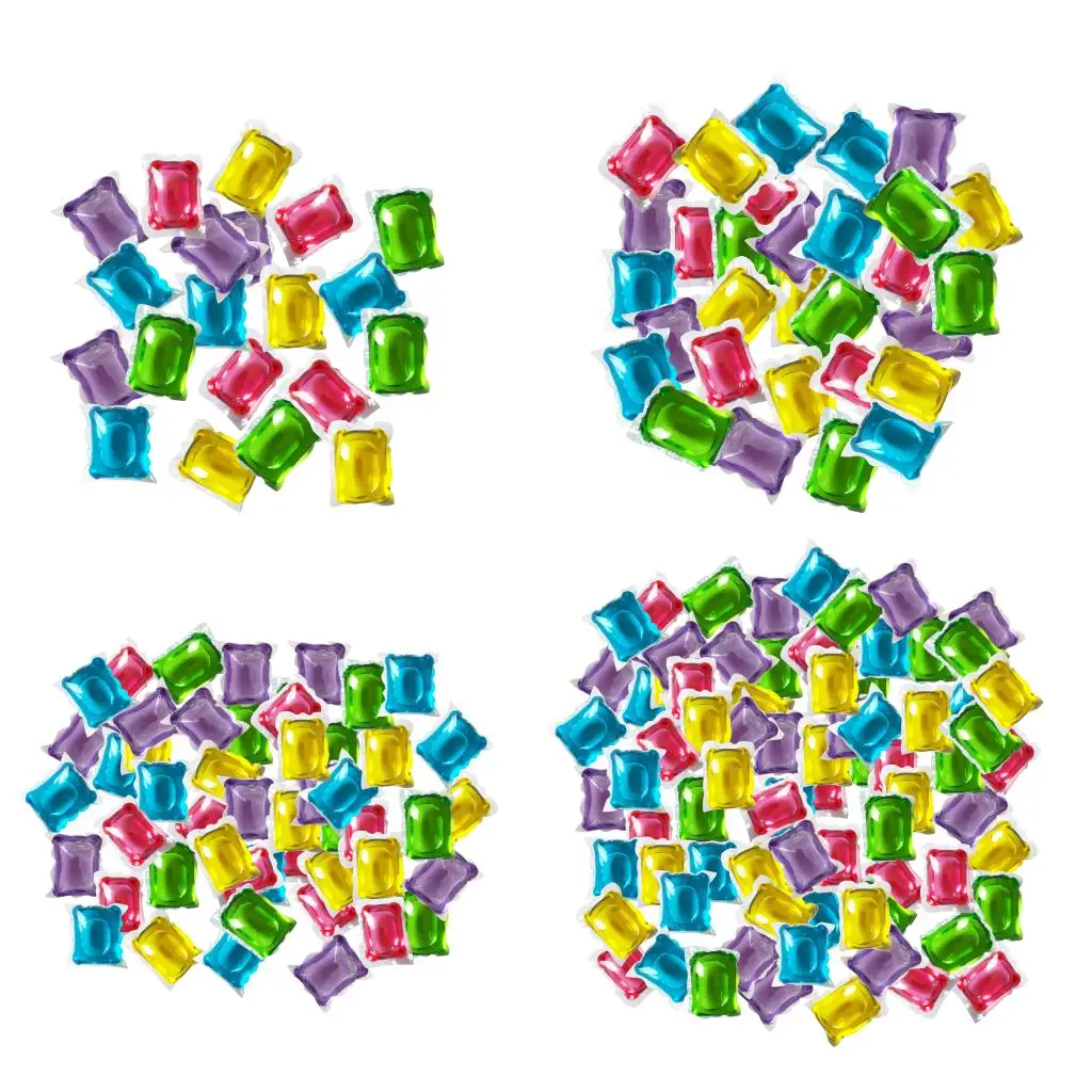 

Mixed Color Washing Capsules for Sensitive Skin - 8 Times Concentrated