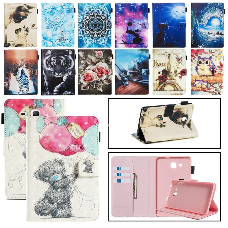 

Case For Samsung Galaxy Tab A 7.0 T280 T285 SM-T285 Sm-T280 Fashion Cat Unicorn Owl 2016 Tab 7.0 Cover Tablet Silicon Funda