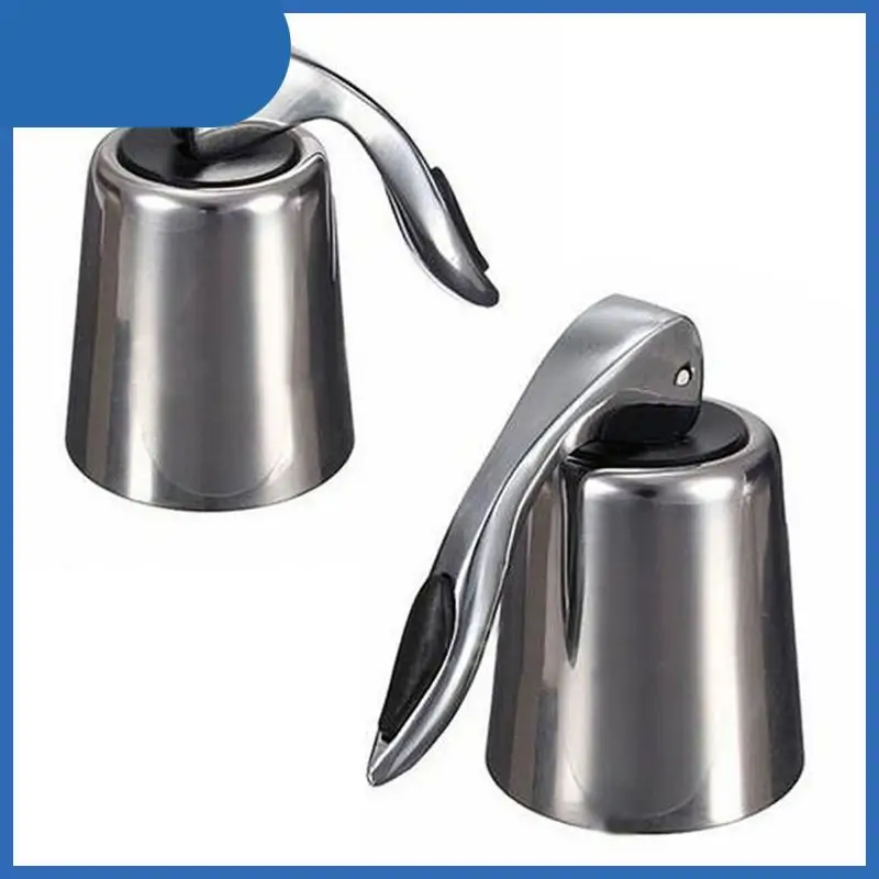 

Elegant Metal Bottle Stopper Wine Storage Twist Cap Plug Reusable Vacuum Sealed