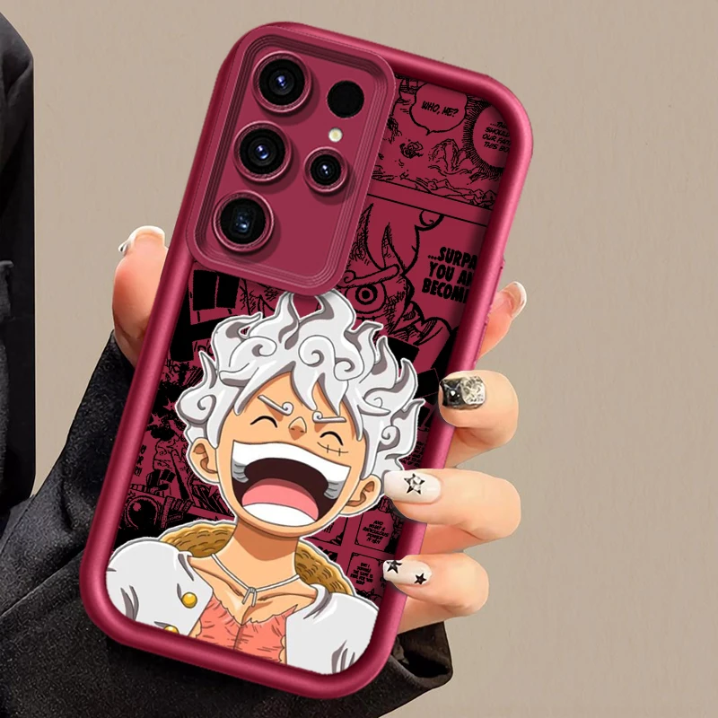 Чехол для телефона O-One P-Piece Luffys в стиле аниме Samsung Galaxy S24 S23 S22 S21 S20 Ultra Plus