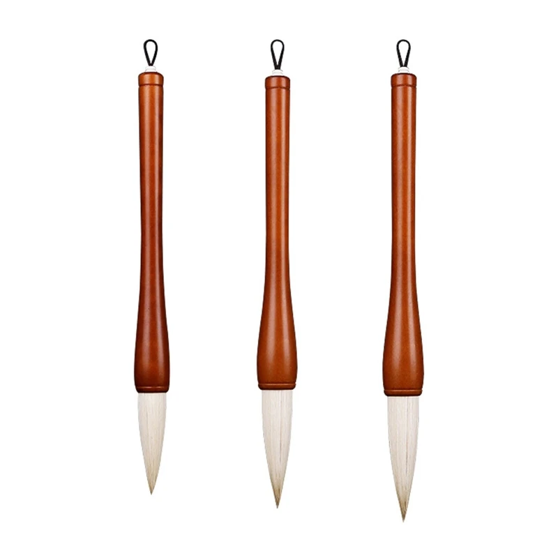 

Professional Chinese Calligraphy Painting Brush Kanji Sumi Writing Wool Brushes Handmade for Beginner Creative Drop Shipping