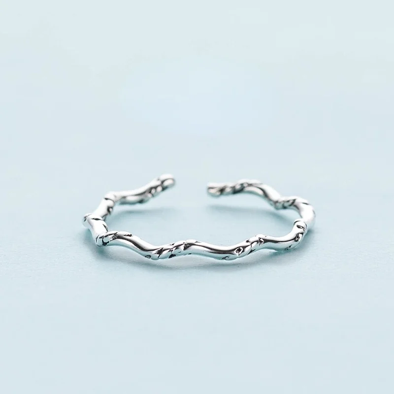 

Simplicity Design Branches Wave Pattern Tail Ring For Girl Women Ring Christmas Party Gift Fashion Jewelry