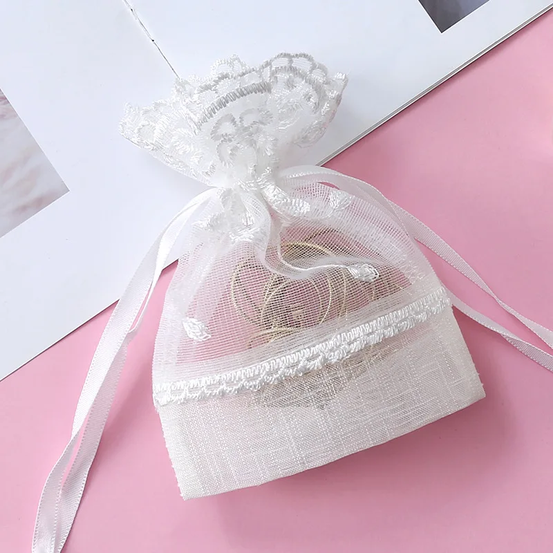 

White Lace Bag White Candy Bag Ring Box Bag Wedding Supplies Birthday Party Hen Party Bachelor Party Bride To Be Decor