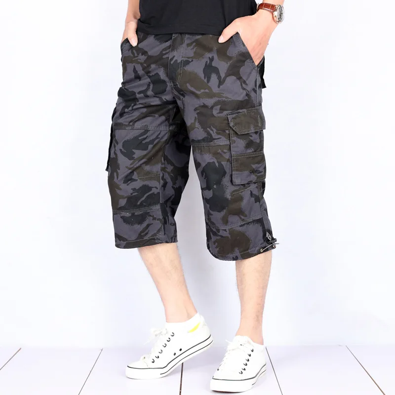

Summer New Large Size Mens Shorts Fashion Street Brand Camouflage Men Tooling Shorts Daily Leisure 100% Cotton Mens Shorts