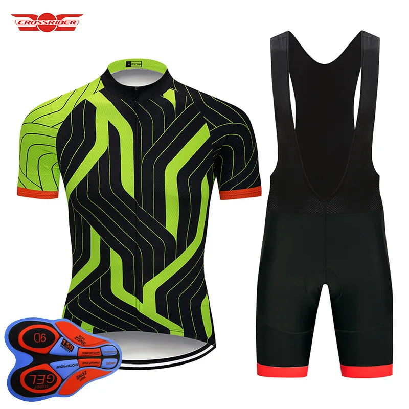 

В наличии 2023 Базовая велосипедная Джерси 9D гелевый нагрудник рубашка для горного велосипеда велосипедная одежда быстросохнущая велосипедная одежда Мужская короткая одежда