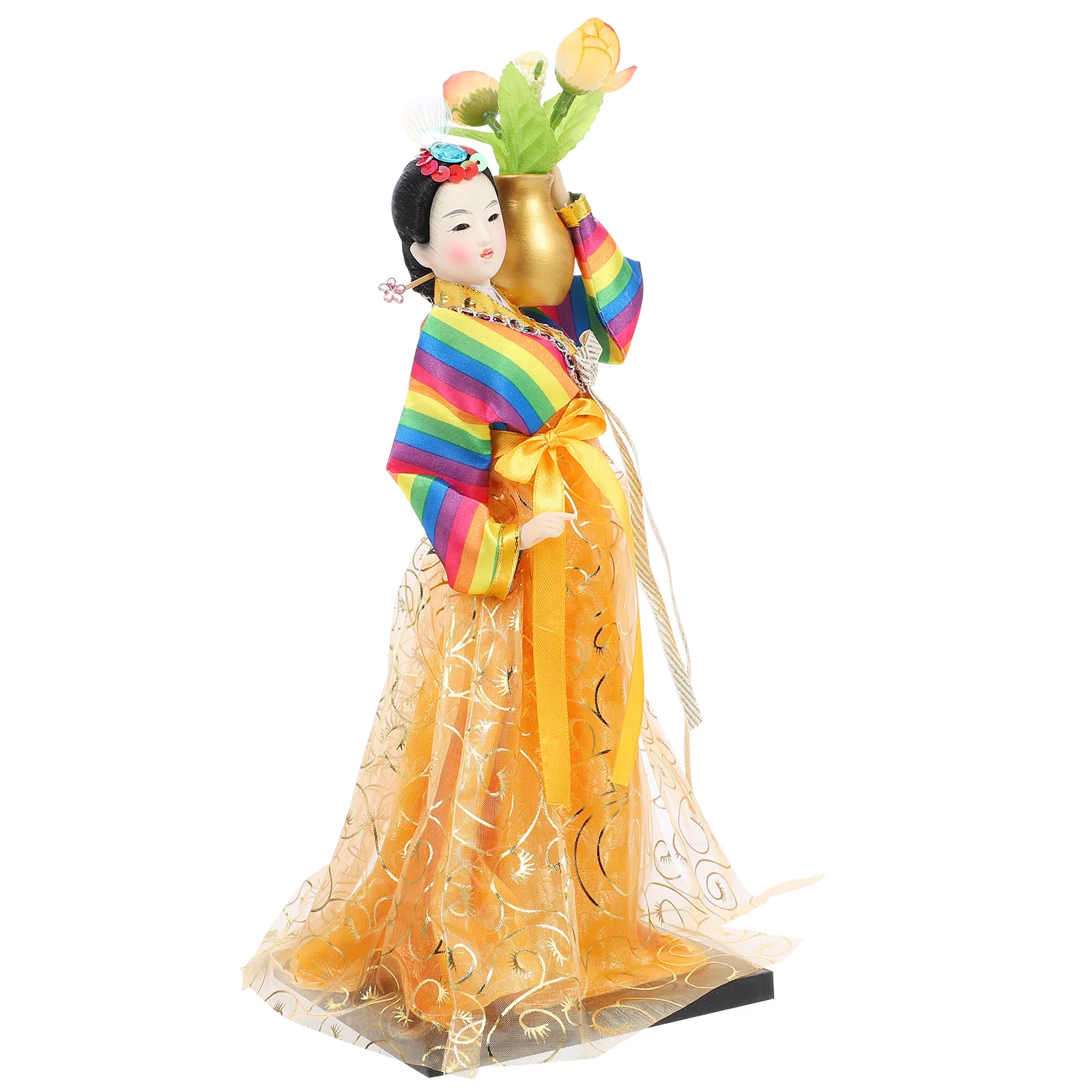 

Handicraft Hanbok Dolls Wedding Hanbok Korean Hanbok Figurine Hanbok Dress Oriental Figurines