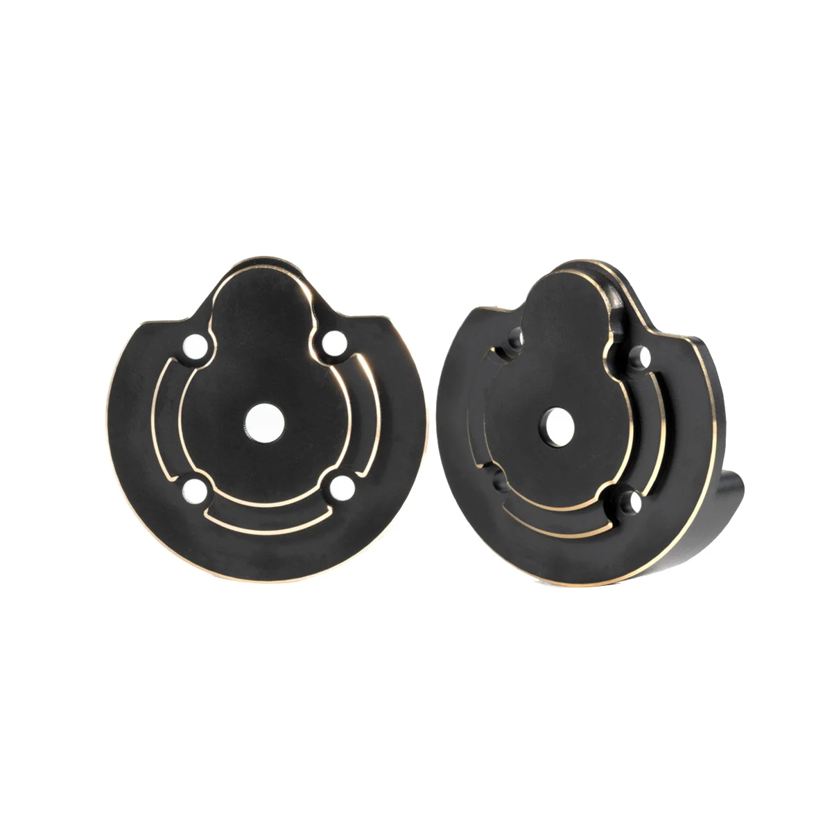 

Латунный наружный портал, 2 шт., чехлы, противовес для Axial UTB18, приблизительный размер 1/18, черный цвет