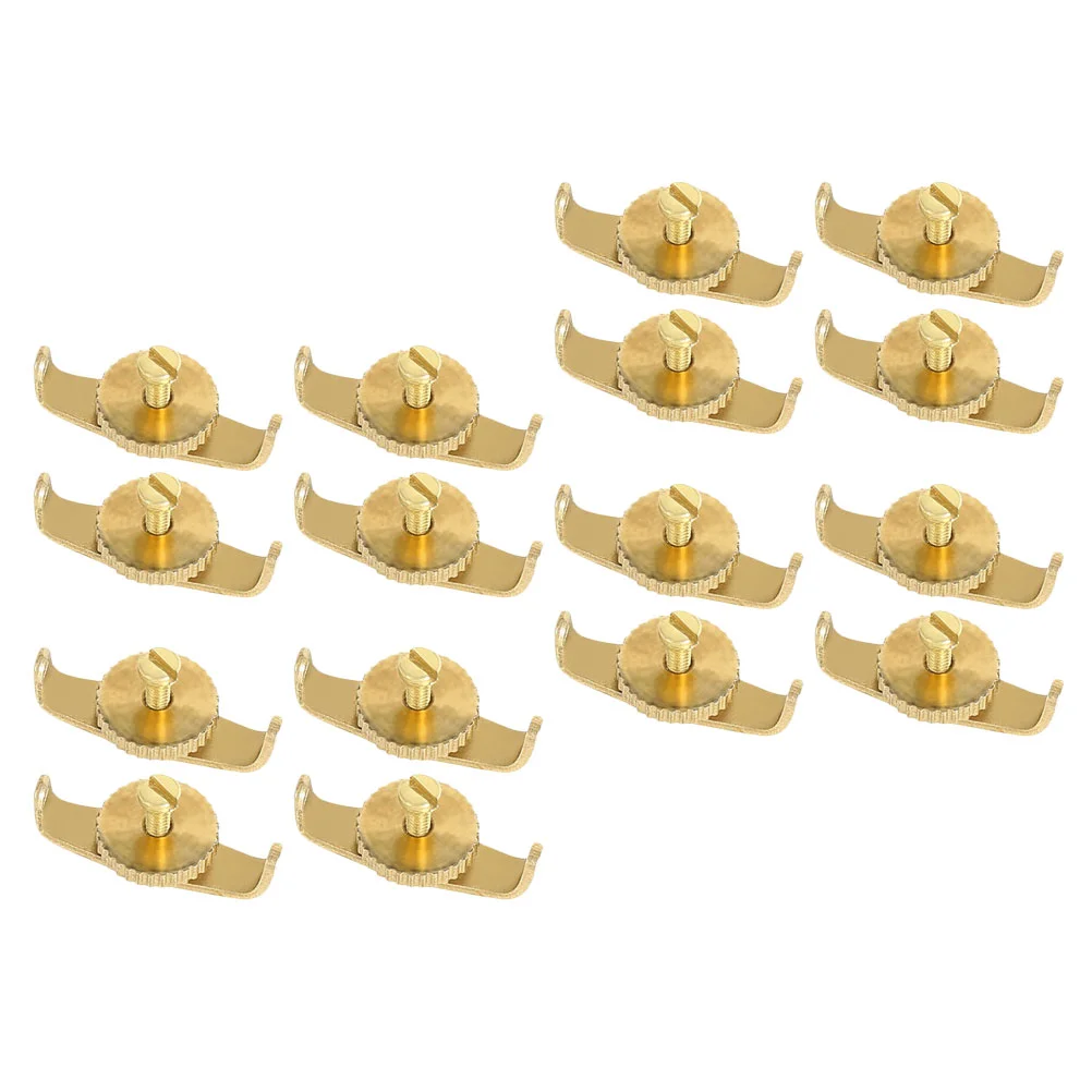 

16 PCS Pro Tools Erhu Fine-tuning Copper Adjustment Replacement Accessory Tuner