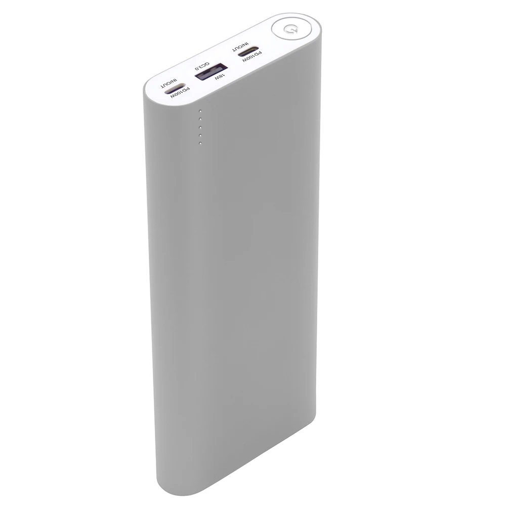 Фото Новая версия PD 45 Вт 65 Вт 100 Вт Портативное зарядное устройство 26800 мАч USB Type-C Power Bank Быстрая зарядка для Macbook и мобильных устройств №3
