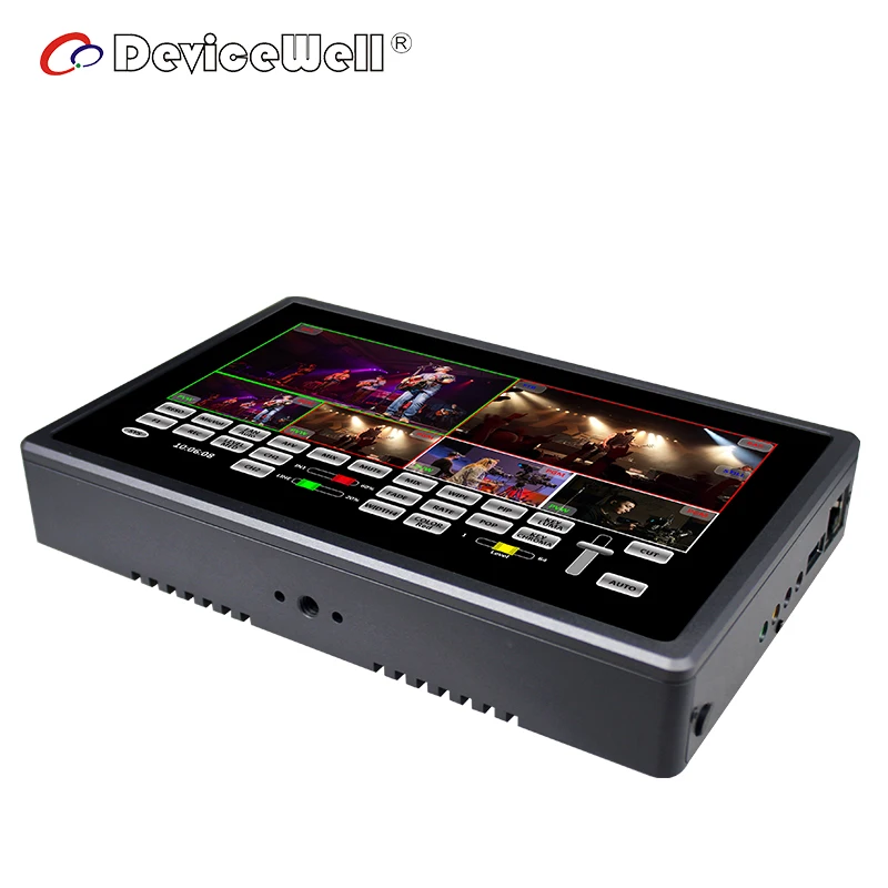 Переключатель видеосигнала DeviceWell HDS8107 Youch Screen 4 * HDMI-совместимый переключатель для