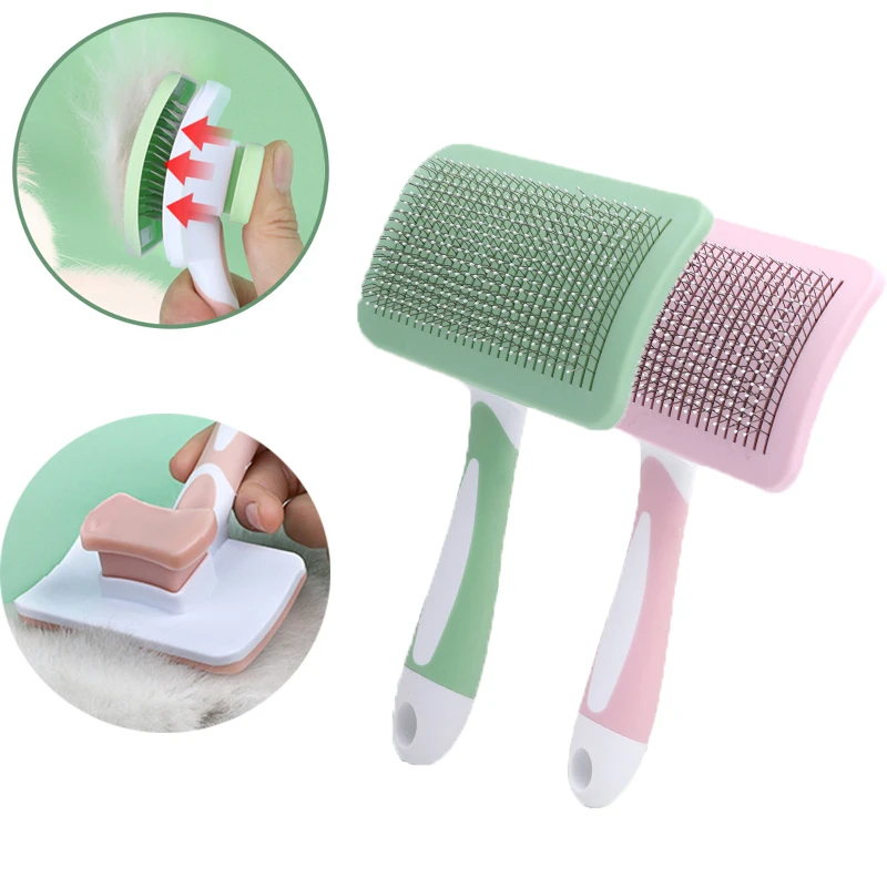 

Hair Cat Pets Grooming Perro Dog Brush Brush Hair Beauty Hair Supplies Products Cleaner Comb Removal Slicker Dog Puppy Pet Tool