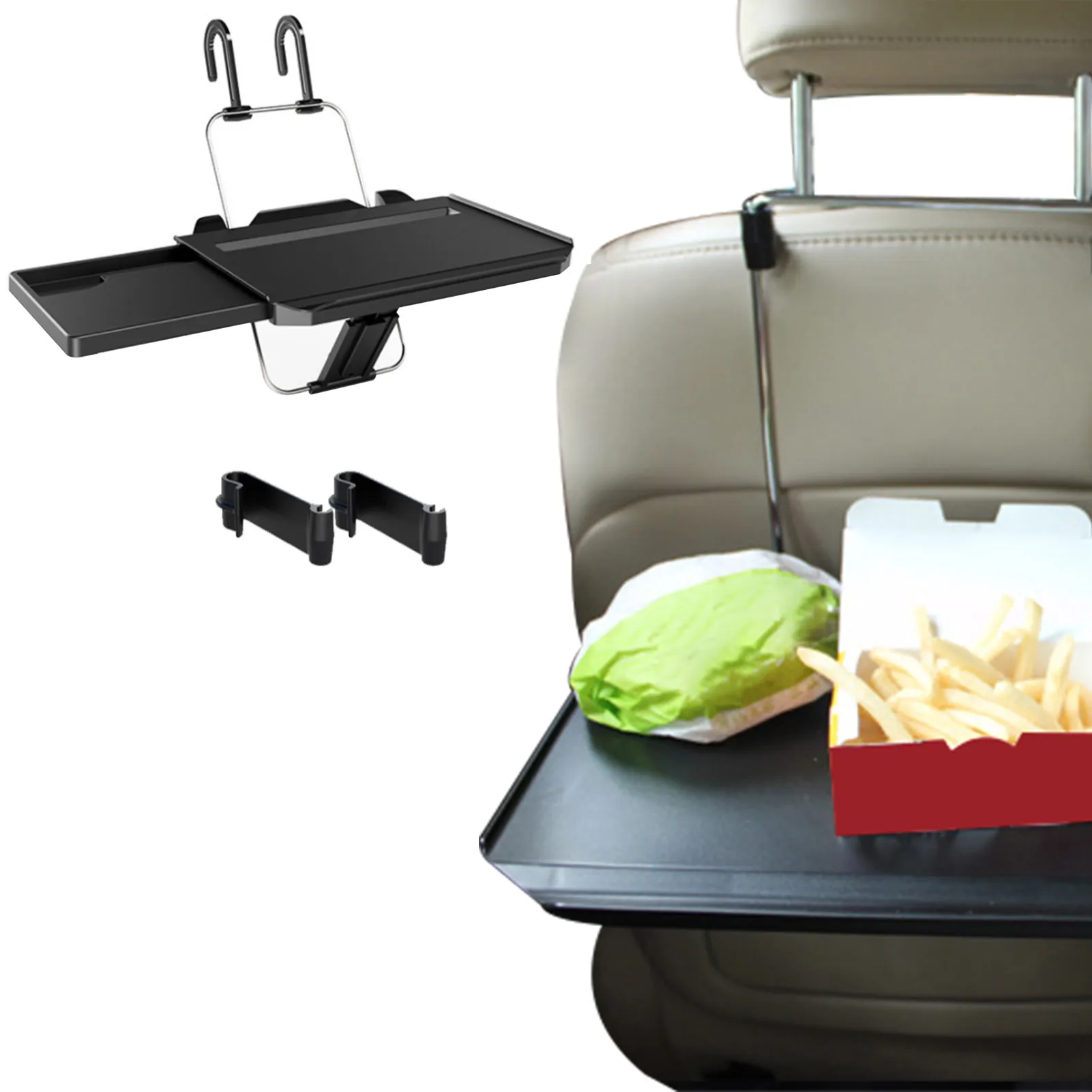 

Laptop Steering Wheel Desk Multifunctional Car Table Desk Portable Car Seats Back Tray For Laptop Drink Eating Work Heavy Duty