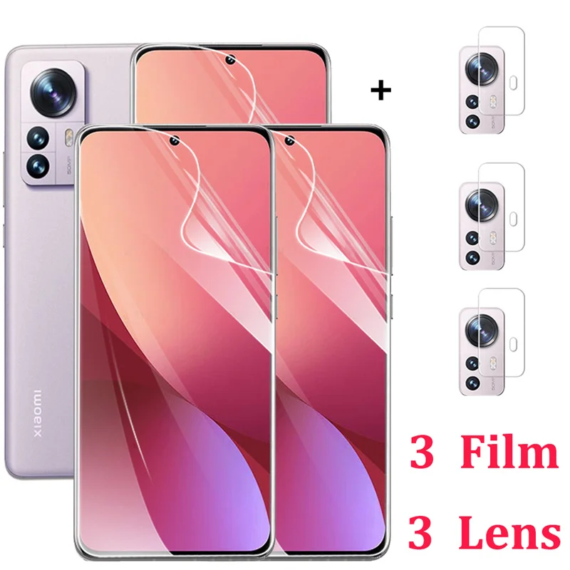 Гидрогелевая пленка для Xiaomi 12 X Pro Hydrogel Film Mi 11 Ultra мягкое стекло 12X 11T Lite 5G NE защита
