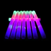 

Taotuo 24PCS Glow Foam Sticks- LED Light Up Foam Sticks with 3 Modes Flashing Changing,Glow in The Dark Party Supplies