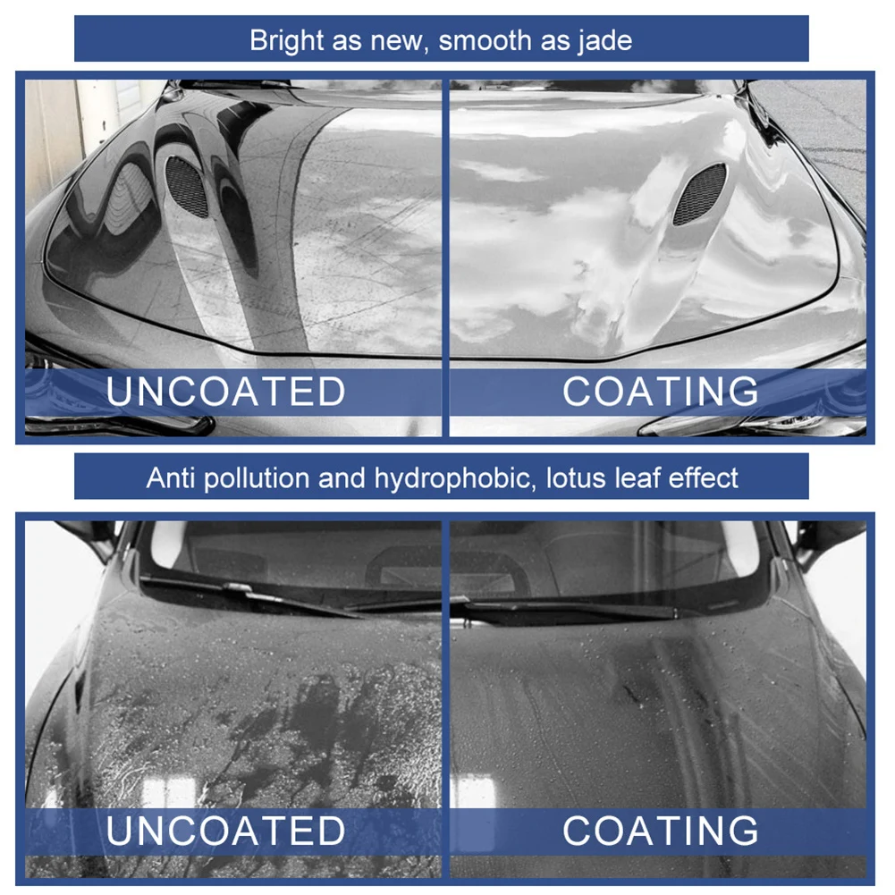 

30/50ML 12H Ceramic Car Coating Liquid Waterproof Nano Car Paint Care Anti-scratch Polish Waxing Agent Graphene Ceramic Coating