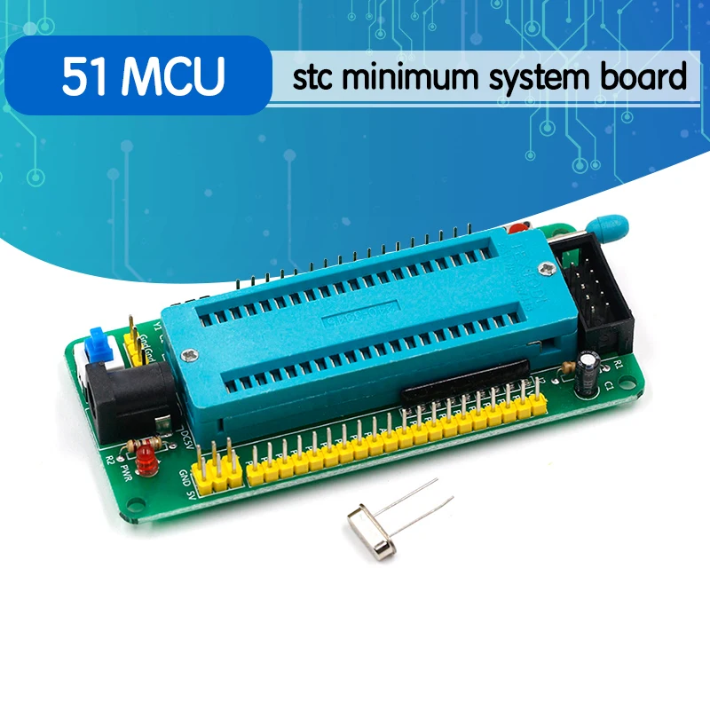 51 avr mcu минимальная системная плата макетная обучающая stc микроконтроллер