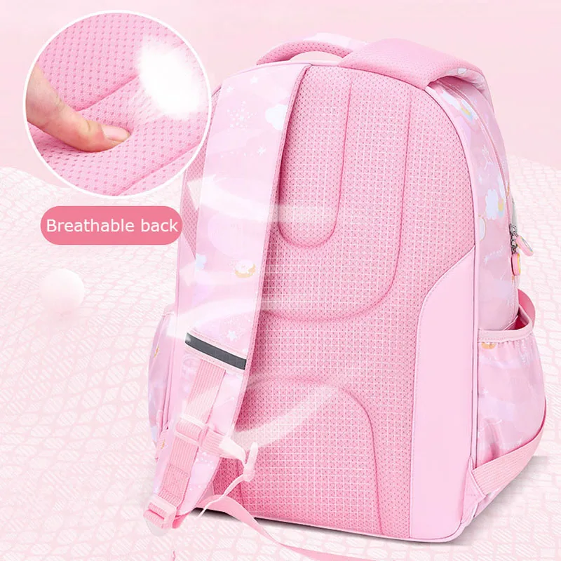 Boys Girls Grade 1-6 Kids Book Bag Primary Satchel Schoolbag Children Space School Bags For Orthopedic School Backpacks Mochila