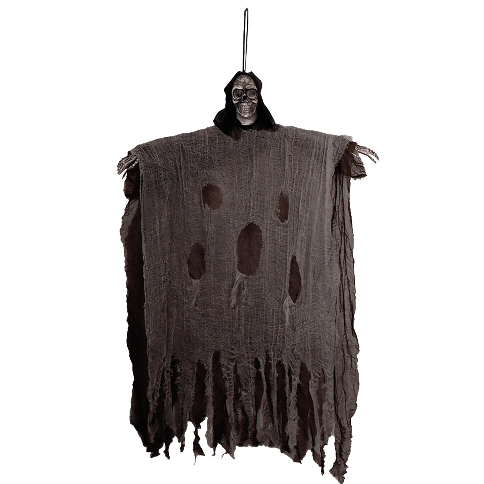 

Привидение на Хэллоуин, светящиеся украшения на Хэллоуин, реквизит для вечеринки, многоразовые мягкие удобные пугающие уличные украшения, ...