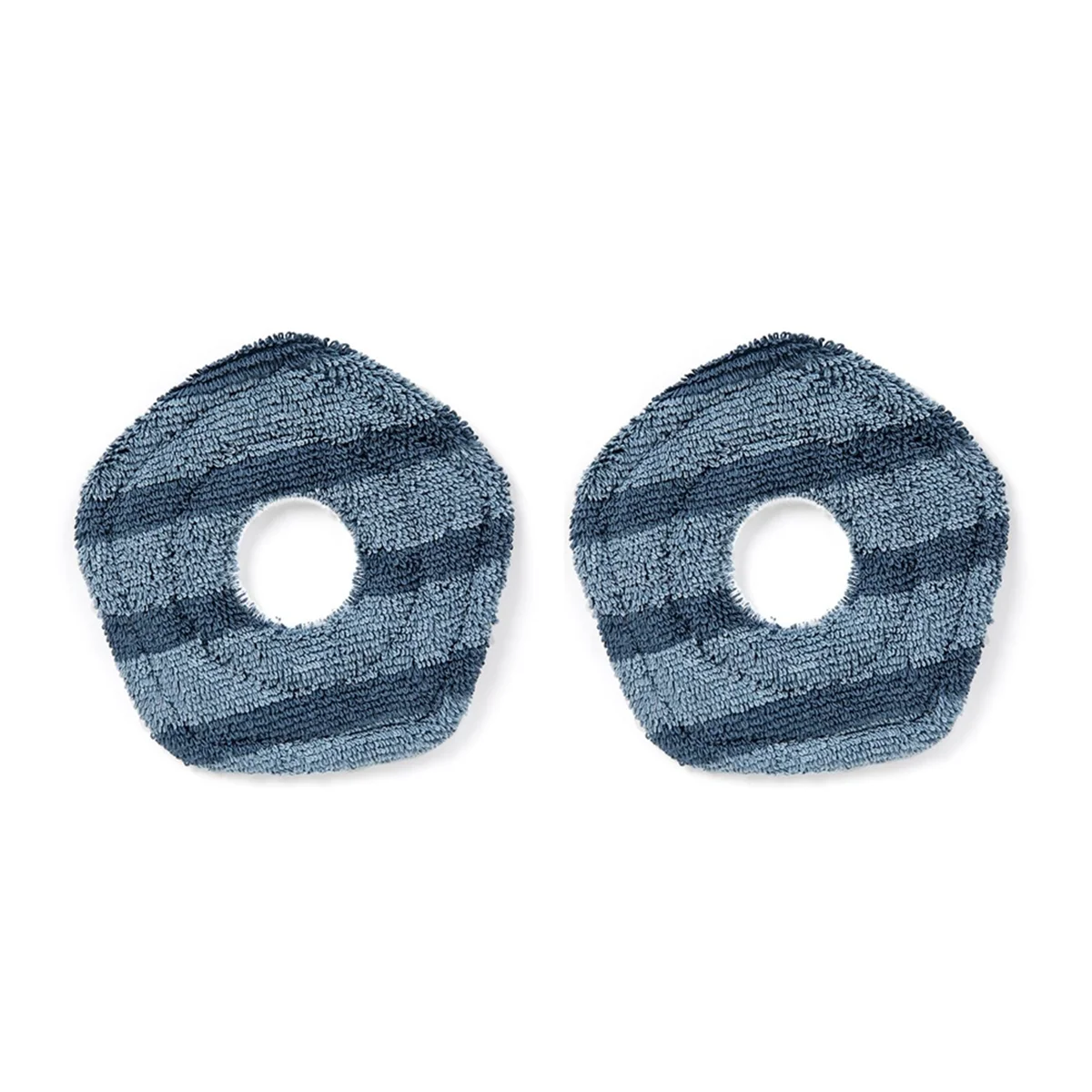 Моющиеся тряпки для вакуумной швабры 2 шт. совместимы с роботами-пылесосами Eufy X10