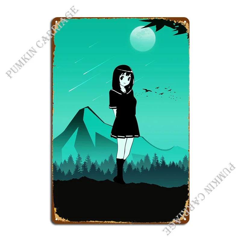 

Chiho Sasaki металлический знак ржавая кухня клуб бар роспись оловянный знак плакат