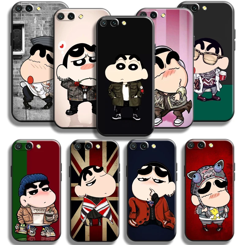 

Cartoon Cute Crayon Shin-chan Phone Case For Xiaomi Mi 11 Mi 11 Lite For Xiaomi 11 Lite 5G Coque Liquid Silicon Funda TPU Soft