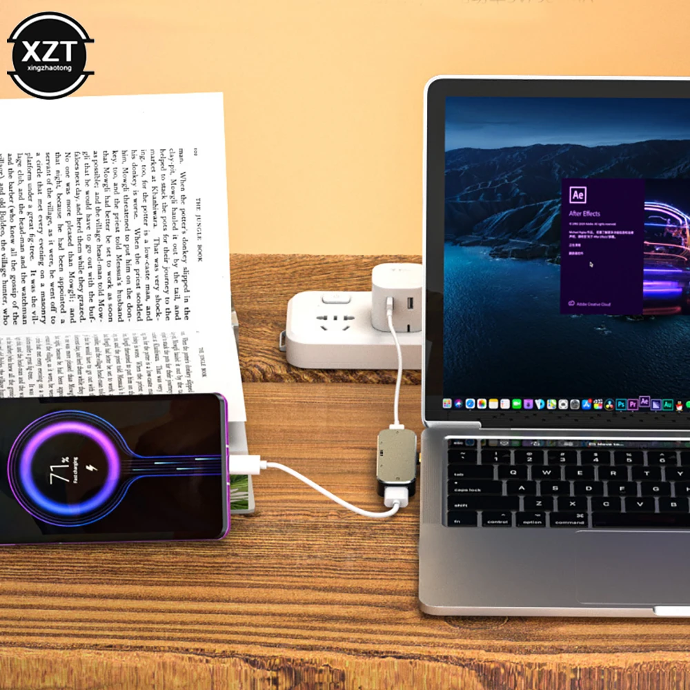 Док-станция 6-в-1 с портом USB Type-c для Huawei/Samsung 5-в-1 |