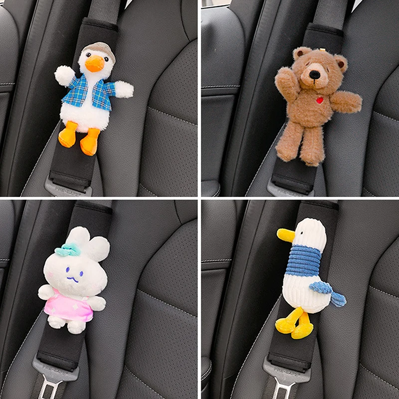 

Car Seat Belt Cover Shoulder Strap Harness Cushion Cartoon Car Styling Seatbelt Shoulder Protector Auto Neck Support Cushion Pad