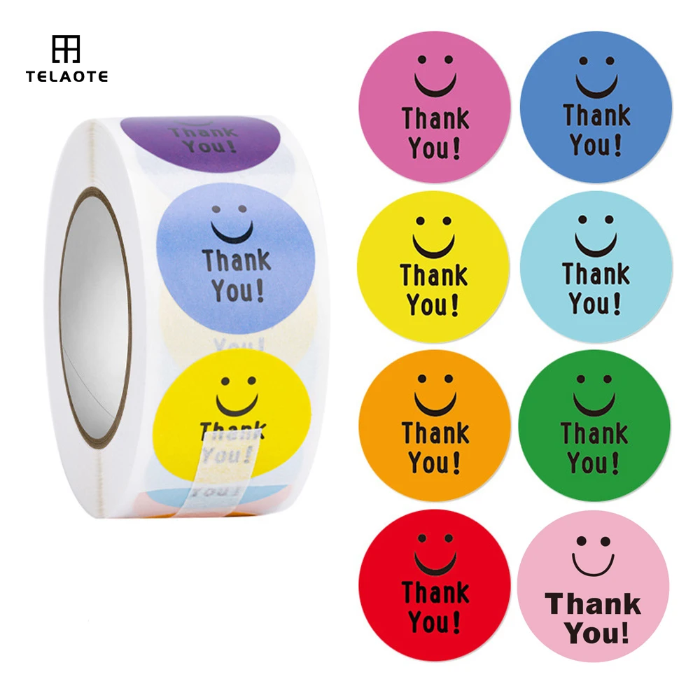 

1 рулон/500 шт., наклейка на лицо со смайликом, s, счастливое лицо, наклейка, рулон, круглые точки, бумажные этикетки, наклейка для вознаграждени...