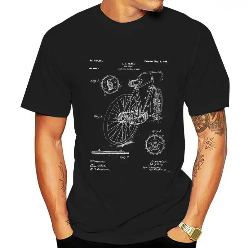 

Bicycle Shirt Bicycle Patent T Shirt Cycling Shirt Bike T Shirt Cycling Gift For Cyclist Bicyclist Gift For Dad P037