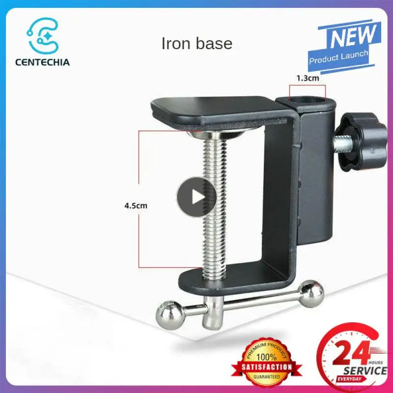 

2~10PCS I-shaped Clip Not Easy To Drop Easy To Adjust Lamp Clip Aluminum Alloy Black Metal Stand Base Stand Base Accessory Clip