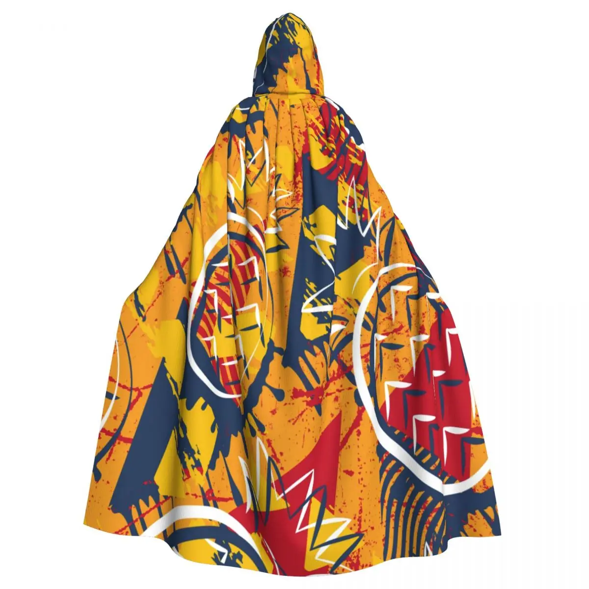 

Hooded Cloak Unisex Cloak with Hood Abstract Pineapples Urban Geometric Cloak Vampire Witch Cape Cosplay Costume