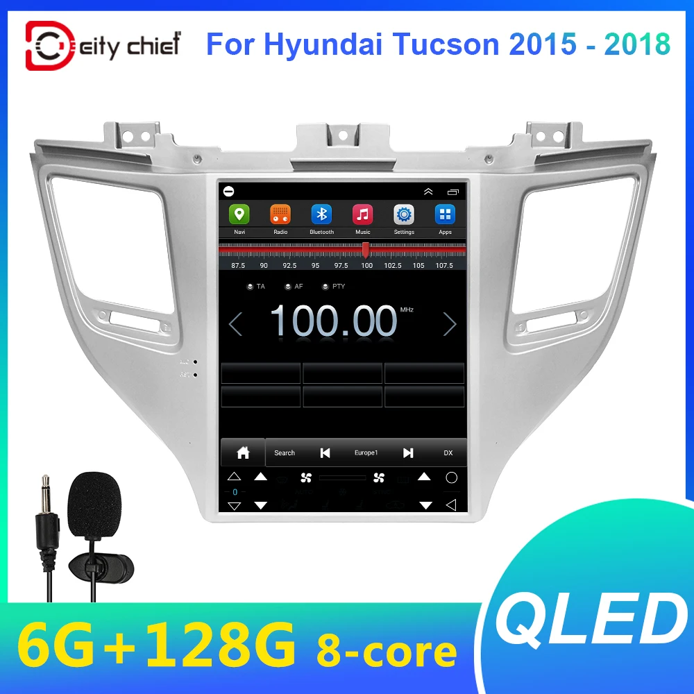 Автомагнитола для Hyundai Tucson 2015-2018 Android GPS-навигация мультимедийный плеер стерео
