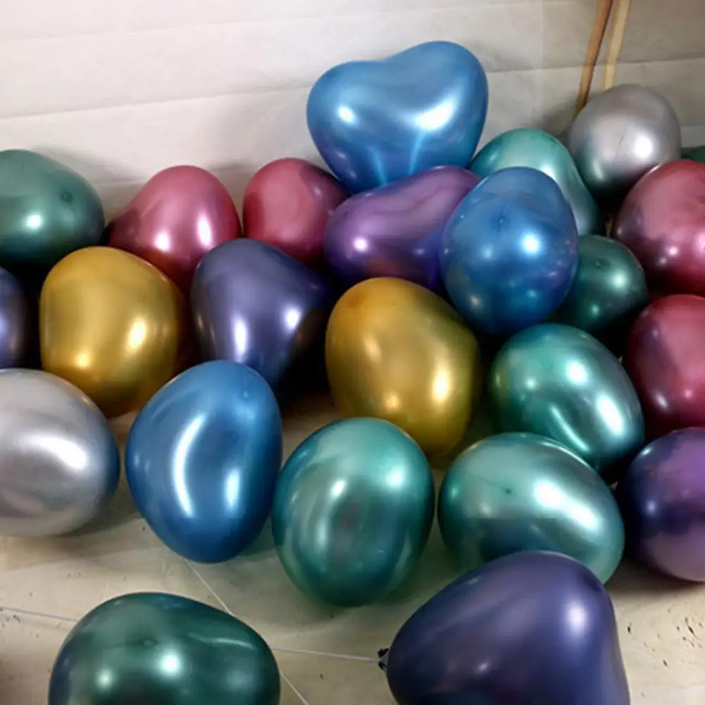 

Attractive Emulsion Balloons Creative Shape Party Accessories Sufficient Quantity Heart Balloons for Household