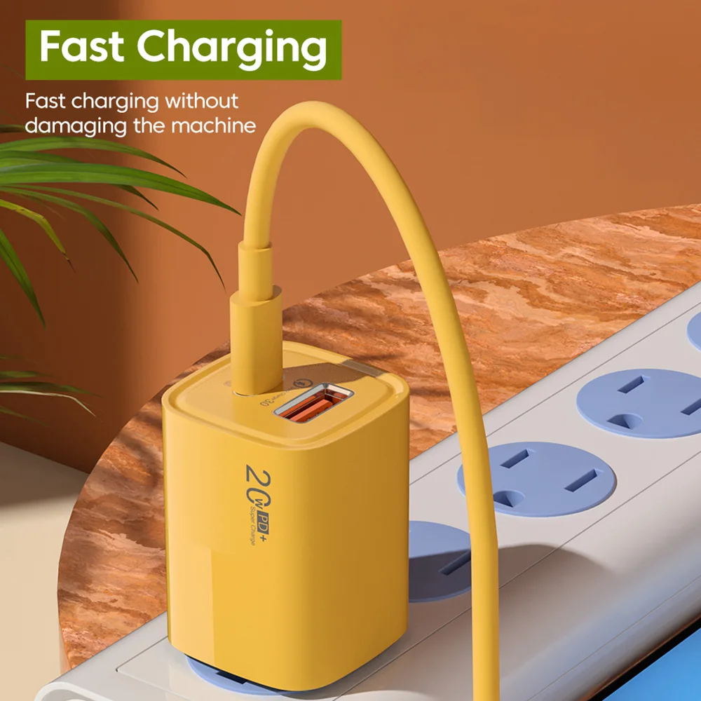 Зарядное устройство Pd Usb 20 Вт супербыстрая зарядка Type C адаптер питания для Iphone