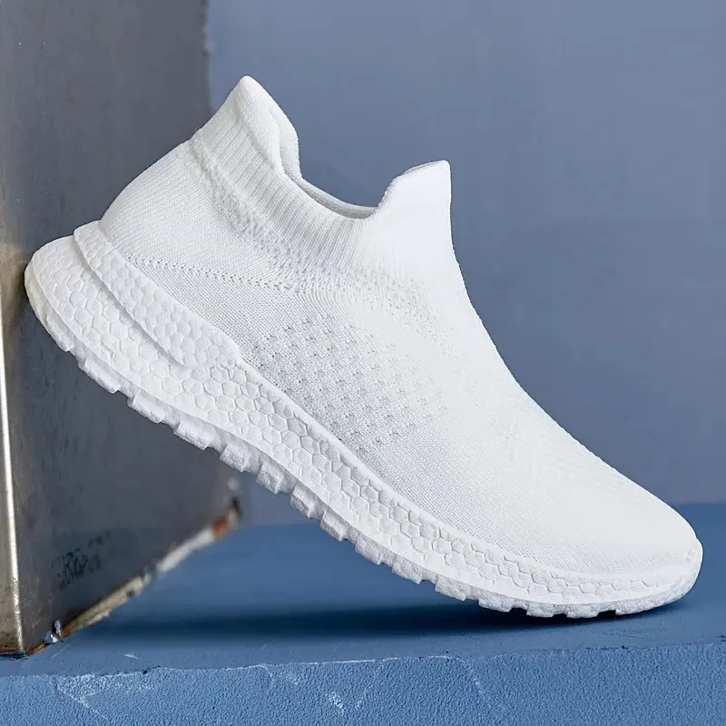 2023 Light Sneakers Men Women Running Shoes Breathable Mesh Slip-On Shoes Woman Sports Sneakers Zapatillas Mujer Deportiva