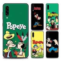 cute cartoon popeye phone case for samsung galaxy a10 a20 a30 a40 a50 a60 a70 a90 note 8 9 10 20 ultra 5g tpu case