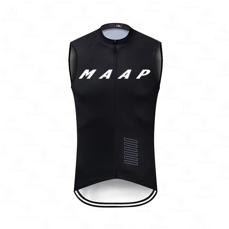 

2023 Maap Men's Cycling Jersey Sleeveless Team Lightweight Bicycle Clothing Road Bike Shirt Top Windbreaker Vest cycling jersey