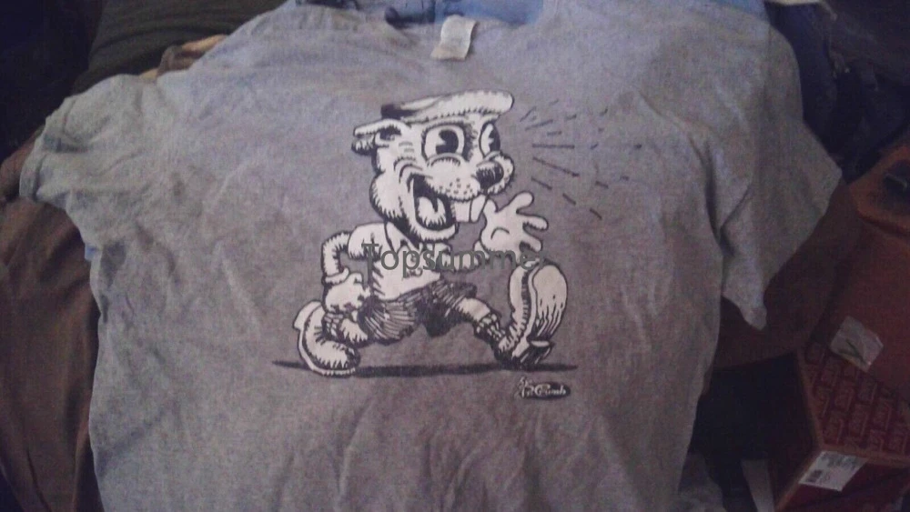 

Happy Camper R Crumb T Shirt Gray Ultra Cotton Xl Used Free Ship