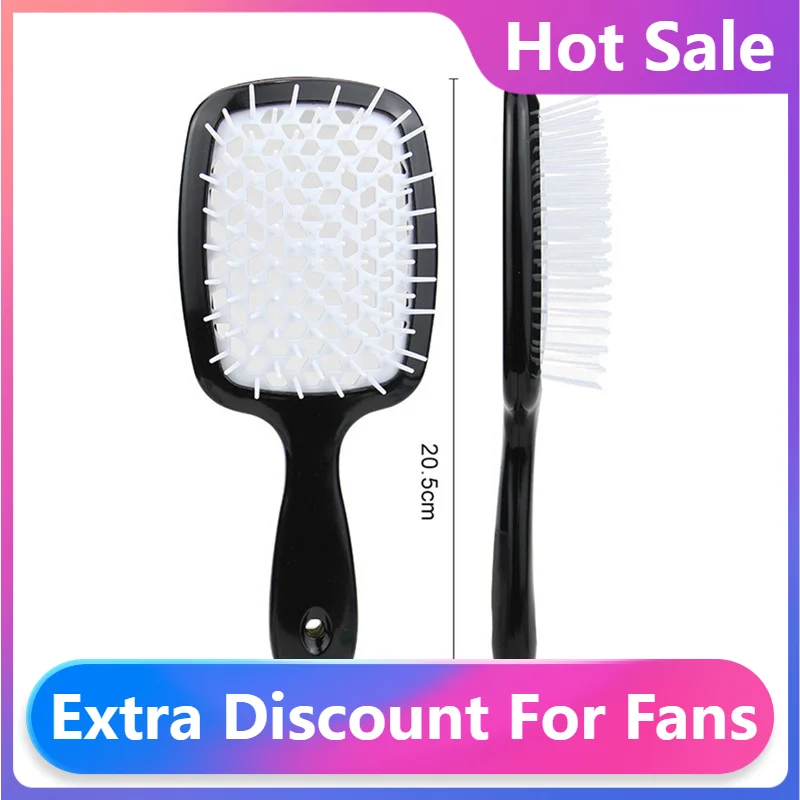 

NEW Fashion Tangle Hair Brush Large Plate Combs Massage Hair Comb Hair Brushes Girls Ponytail Comb Salon Hair Styling Tools